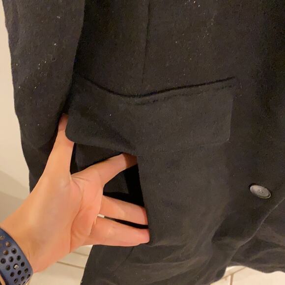 NWT DKNY Coat women BLACK SIZE SMALL - Picture 7 of 10